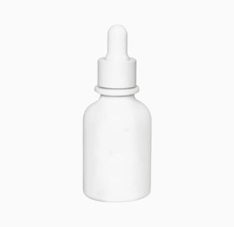 Glass bottles & droppers, tincture packaging