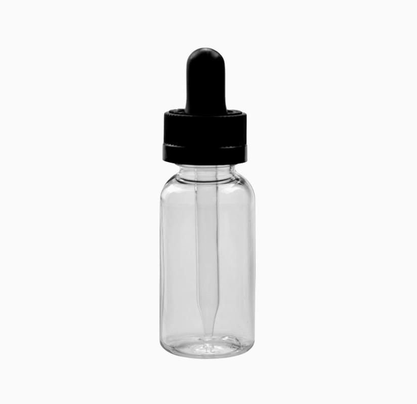 Plastic bottles & droppers, tincture packaging